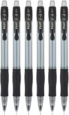 Pilot G2 Mechanical Pencils, 0.7mm HB Lead, Black/Clear Barrels, 6 Pack