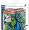 Staedtler Colored Pencils, Triangular Barrel, 4mm, 72 Pieces (1278CM72A6)