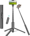 60″ Phone Tripod & Selfie Stick with Remote for Cell Phone 4″-7″, Portable Smartphone Tripod Stand C…