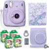 Fujifilm Instax Mini 11 Instant Camera Lilac Purple + Fuji Film Value Pack (40 Sheets) + Shutter Acc…