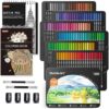 Shuttle Art 138 Colors Professional Colored Pencils, Soft Core Coloring Pencils Set with 1 Coloring …
