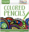Crayola Colored Pencils For Adults (50ct), Colored Pencil Set for Adult Coloring Books, Color Pencil…