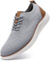 VILOCY Men’s Mesh Dress Sneakers Oxfords Business Casual Walking Shoes Tennis Comfortable
