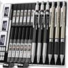 Nicpro 6PCS Art Mechanical Pencils Set, 3PCS Metal Drafting Pencil 0.5 mm & 0.7 mm & 0.9 mm & 3PCS 2…