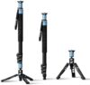 SIRUI AM-404FL Camera Monopod with Feet, 74.8 Inch Aluminum Travel Video Monopod with Removable Base…