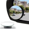 LivTee Blind Spot Mirror, 2″ Round HD Glass Frameless Convex Rear View Mirrors Exterior Accessories …