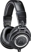 Audio-Technica ATH-M50X Professional Studio Monitor Headphones, Black, Professional Grade, Criticall…
