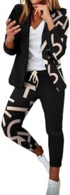 Women Suits for Work Professional Business Casual Clothes Dressy Pants Suits Lounge Sets 2 Piece Out…