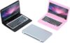 3 Pcs Coforful 1:12 Mini Laptop Set Dollhouse Mini Laptop Scene Miniatures Computer Simulation Noteb…