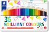 Staedtler 157 M36 Ergosoft Triangular Colouring Pencils – Assorted Colours (Tin of 36 Pencils)