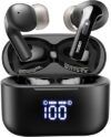TOZO T20 Wireless Earbuds Bluetooth Headphones 48.5 Hrs Playtime with LED Digital Display, IPX8 Wate…
