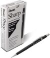 Pentel Sharp Mechanical Pencil, (0.9mm), Metallic Graphite Barrel, Box of 12 (P209MN)
