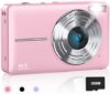 Digital Camera for Kids, 1080P FHD Camera, 44MP Point and Shoot Digital Camera for Pictures with 32G…