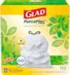 Glad Trash Bags, ForceFlex Protection Series Tall Garbage Bags, 13 Gal, Gain Original with Febreze, …