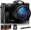 5K Digital Camera, WiFi Camera for Vlogging with 32G SD Card, 48MP Autofocus Cameras for Photography…