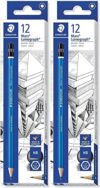 STAEDTLER Mars 100-HB LUMOGRAPH Pencil HB – Box of 12 Pack of 2