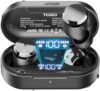 TOZO T12 (Compact Ergonomic Edition) Wireless Earbuds Bluetooth 5.3 Headphones, Call ENC Noise Cance…