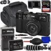 SSE FUJIFILM X100VI Digital Camera (Black) – Bundle includes: 64GB SDXC Memory Card, Replacement Bat…