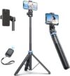 Kaiess 62″ Tripod for iPhone, Selfie Stick Tripod & Phone Tripod Stand with Remote, Cell Phone Tripo…