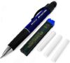 Faber-Castell Grip Plus Mechanical Pencil – 0.7mm – Blue Barrel + Super-Polymer 0.7mm HB Leads + Era…