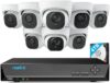 REOLINK 4K Security Camera System Wired, 8pcs H.265 Dome 4K PoE Cameras for Home Security Outdoors, …