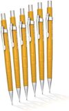 Pentel Sharp Automatic Drafting Pencil, 0.9mm, Yellow, Pack of 6