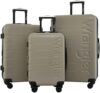 Wrangler Maverick 3 Piece Luggage Set, Silver Sage