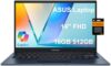 ASUS Vivobook 14 Slim Laptop (14″ FHD, 16GB RAM, 512GB SSD, Intel Core i3-1215U (> i5-1235U)) for St…