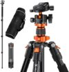 K&F Concept 62 inch DSLR Camera Tripod,Lightweight and Compact Aluminum Detachable Monopod Tripod wi…