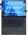 Asus ZenBook 14 14X OLED 14.5/inch QHD+(2880×1800)120HzTouchscreen(Intel 13th Gen i5-13500H(Beat i7-…