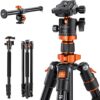 K&F Concept 78 inch DSLR Camera Tripods with Magnesium Alloy Rotatable Multi-Angle Center Column,Loa…