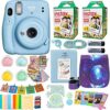 Fujifilm Instax Mini 11 Camera + Fuji Instant Instax Film (40 Sheets) & Includes Case + Assorted Fra…