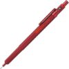Rotring 600 Mechanical Pencil | HB 0.5 mm | Red All-Metal Body | Hexagonal Barrel