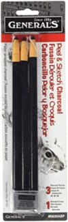 Peel & Sketch Charcoal Pencils 3/Pkg-