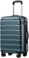 Coolife Luggage Suitcase Carry-on Spinner TSA Lock USB Port Expandable (only 28’’) Lightweight Hards…