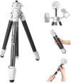 COMAN Portable Travel Camera Tripod, Compact Lightweight DSLR Tripods, Carbon Fiber Tripod Stand wit…