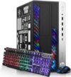 HP RGB Gaming Desktop Computer, Intel Quad Core I5-6500 up to 3.6GHz, GeForce GT 1030 2G, 16GB DDR4,…