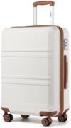 Kono 24 Inch Luggage Suitcase Lightweight with Spinner Wheels TSA Lock Hardside Medium Checked Lugga…