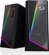 Redragon GS520 RGB Desktop Speakers, 2.0 Channel PC Computer Stereo Speaker with 6 Colorful LED Mode…