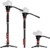 IFOOTAGE 71″ Monopod with Fluid Head, Monopod for Cameras with Video Head, Carbon Fiber Vamera Monop…