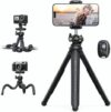 Lamicall Tripod for iPhone – 3 in 1 Flexible Phone Tripod with Wireless Remote – iPhone Tripod Stand…