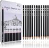 Sketch Pencils for Drawing,12 Pack Drawing Pencils, Graphite Pencils, Graphite Pencils for Drawing, …