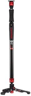 IFOOTAGE Camera Monopod Professional 59″ Aluminum Telescoping Video Monopods with Tripod Stand Compa…