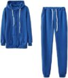 Women’s 2 Piece Tracksuit Sweatsuits Sets Long Sleeve Full Zip Hoodie Sweatshirt and Jogging Sweatpa…