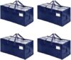 VENO 4 Pack Moving Bags w/Backpack Straps, Moving Boxes & Storage Bins Alternative, Packing Supplies…
