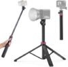 ULANZI MT-79 Extendable Tripod Aluminum, 81″ Portable Adjustable Light Stand with 1/4″ Screw, 360° B…