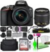 Nikon D3500 24.2MP DSLR Digital Camera with AF-P DX 18-55mm Lens (1590) Deluxe Bundle -Includes- San…