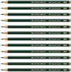 Faber-Castell pencils, Castell 9000 graphite pencils, 8B Pre-sharpened Black lead pencils for sketch…
