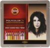 Koh-I-Noor Polycolor Portrait Artist’s Coloured Pencils (Set of 24)