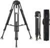 SmallRig FreeBlazer Heavy-Duty Carbon Fiber Tripod, 72″ Video Bowl Tripod with One-Step Locking Syst…